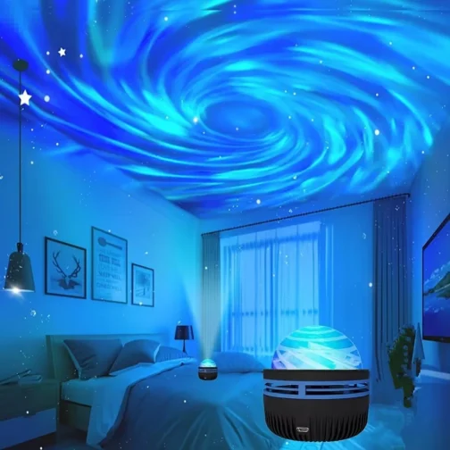 LED Galaxy Sky Projector for Kids' Room, Colorful Night Light, Christmas Party Decoration