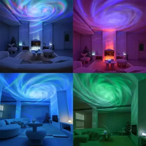 LED Galaxy Sky Projector for Kids' Room, Colorful Night Light, Christmas Party Decoration – Image 2