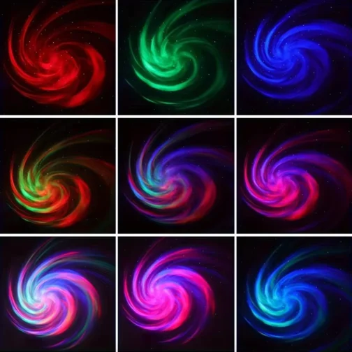 LED Galaxy Sky Projector for Kids' Room, Colorful Night Light, Christmas Party Decoration – Image 3